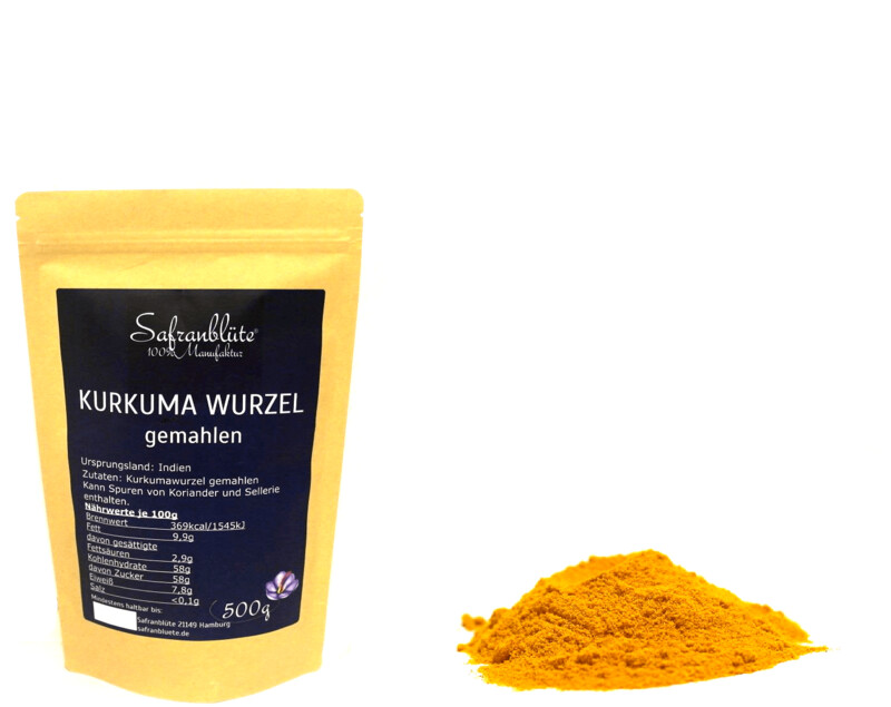 Kurkuma gemahlen 500g Kurkuma gemahlen 500g