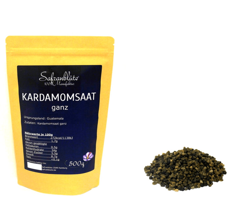 Kardamomsaat ganz 500g Kardamomsaat ganz 500g