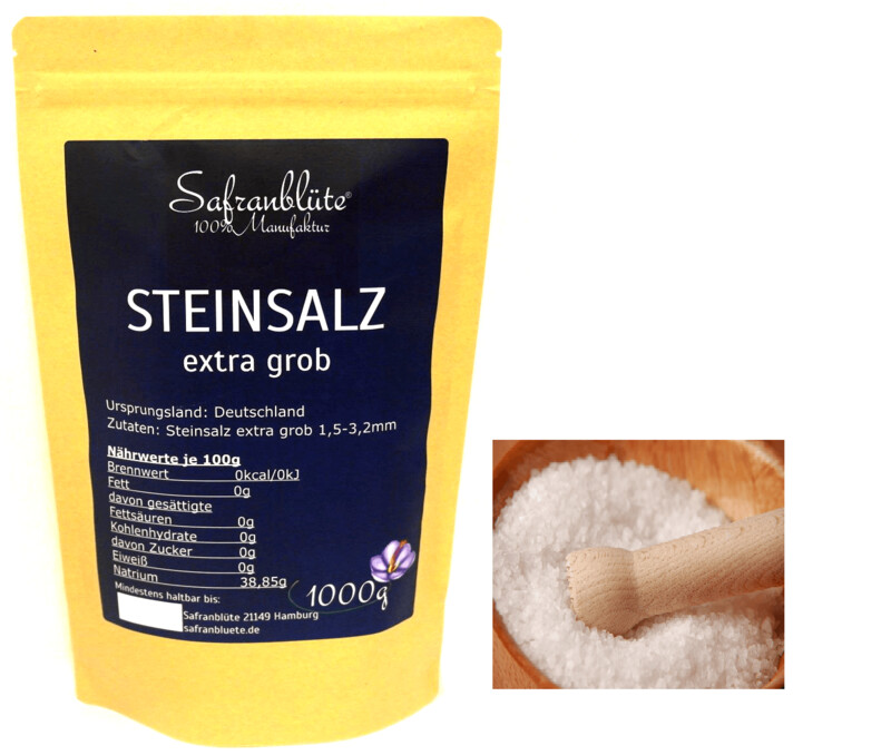 Steinsalz extra grob 1kg Steinsalz extra grob 1kg