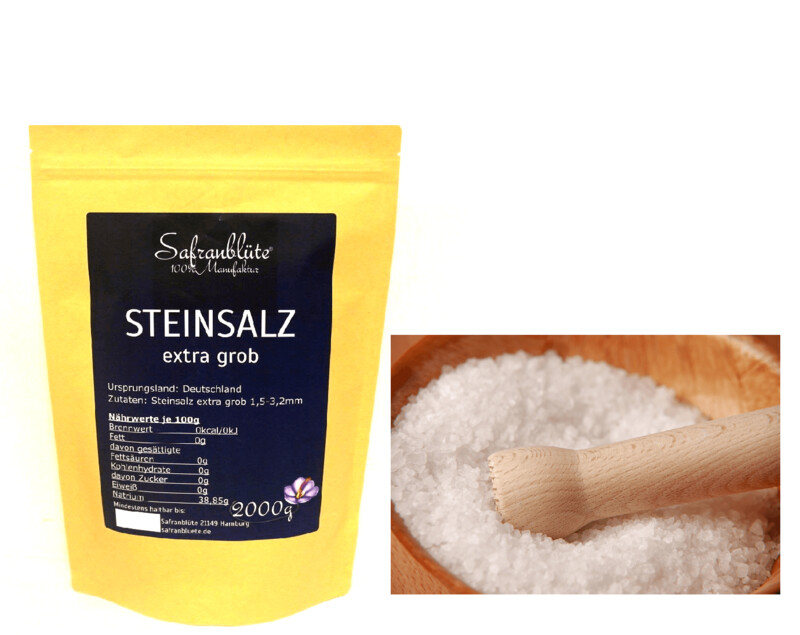 Steinsalz extra grob 2kg Steinsalz extra grob 2kg