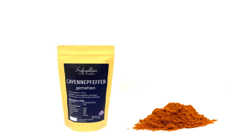 Cayennepfeffer gemahlen 500g Cayennepfeffer gemahlen 500g