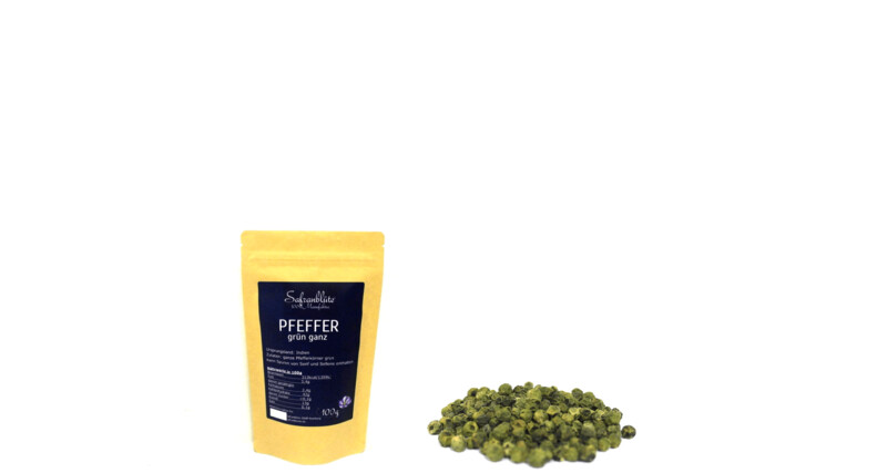 Pfeffer grün ganz 100g