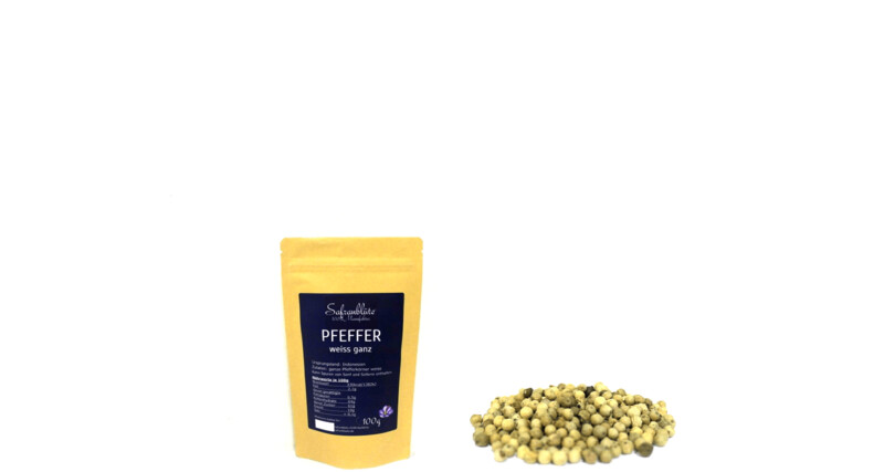 Pfeffer weiß ganz 100g Pfeffer weiß ganz 100g