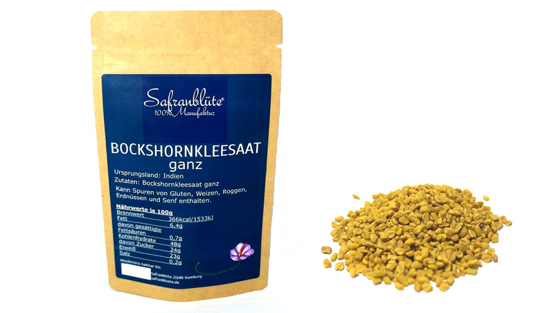 Bockshornkleesaat ganz 500g Bockshornkleesaat ganz 500g