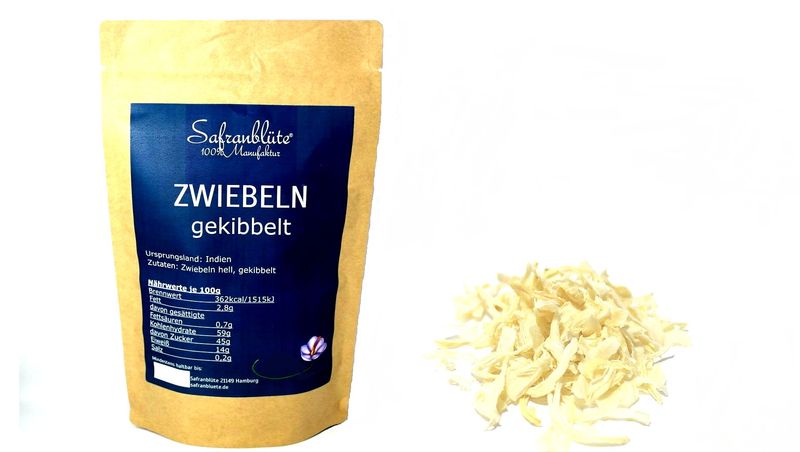 Zwiebeln gekibbelt hell 250g Zwiebeln gekibbelt hell 250g