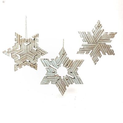 Value Pack 3 Snowflake Ornaments