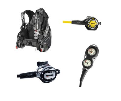 BCD Dragon + Regulator Atlas 62x TBP + Octopus Dual Adj + Mission 2 Us