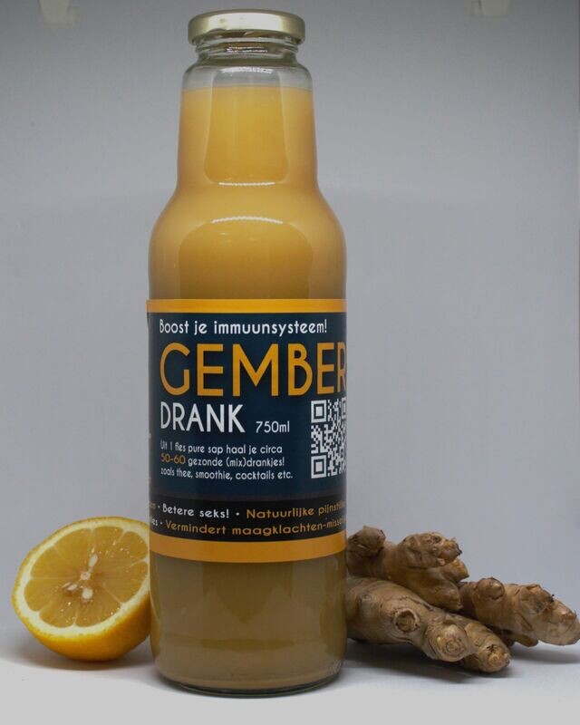 750ML (40-50 Shots) - Pure Gemberdrank