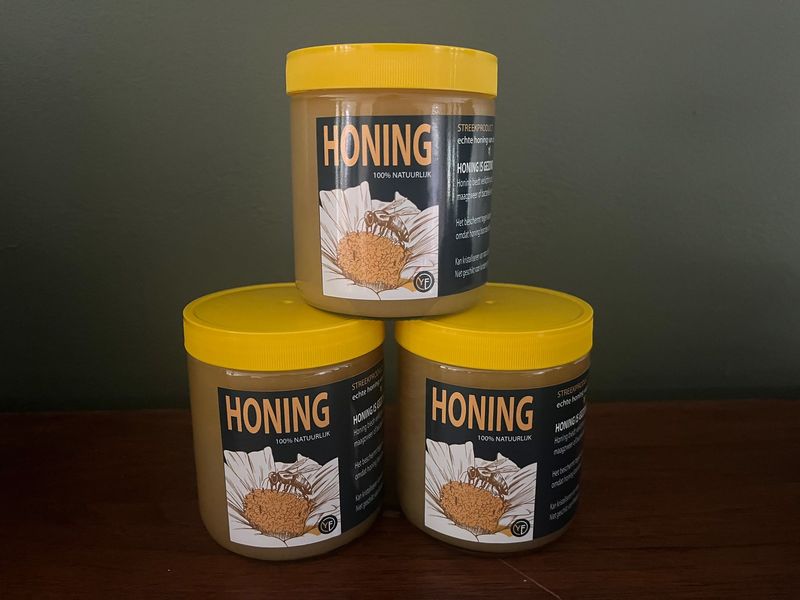 (H)eerlijke Honing van de imker 3 x 700gr.