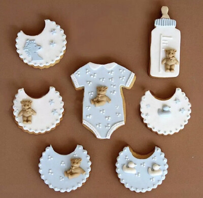 3pcs Baby Cookie Cutter Set