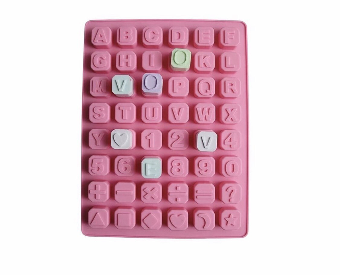 Alphabet Cubes Mold