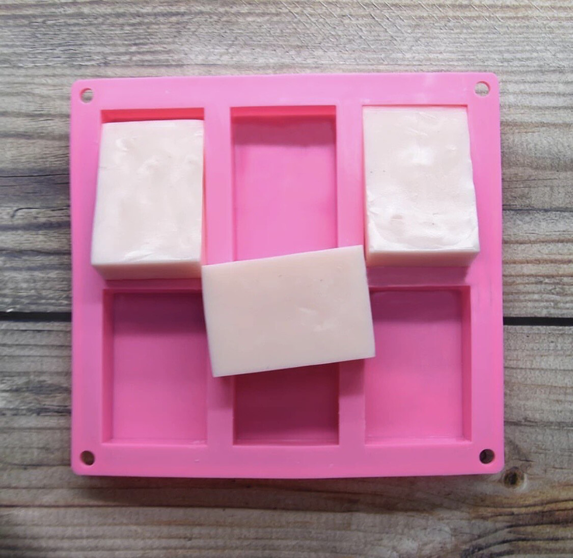 Rectangle 6 Cavity Silicone Mold