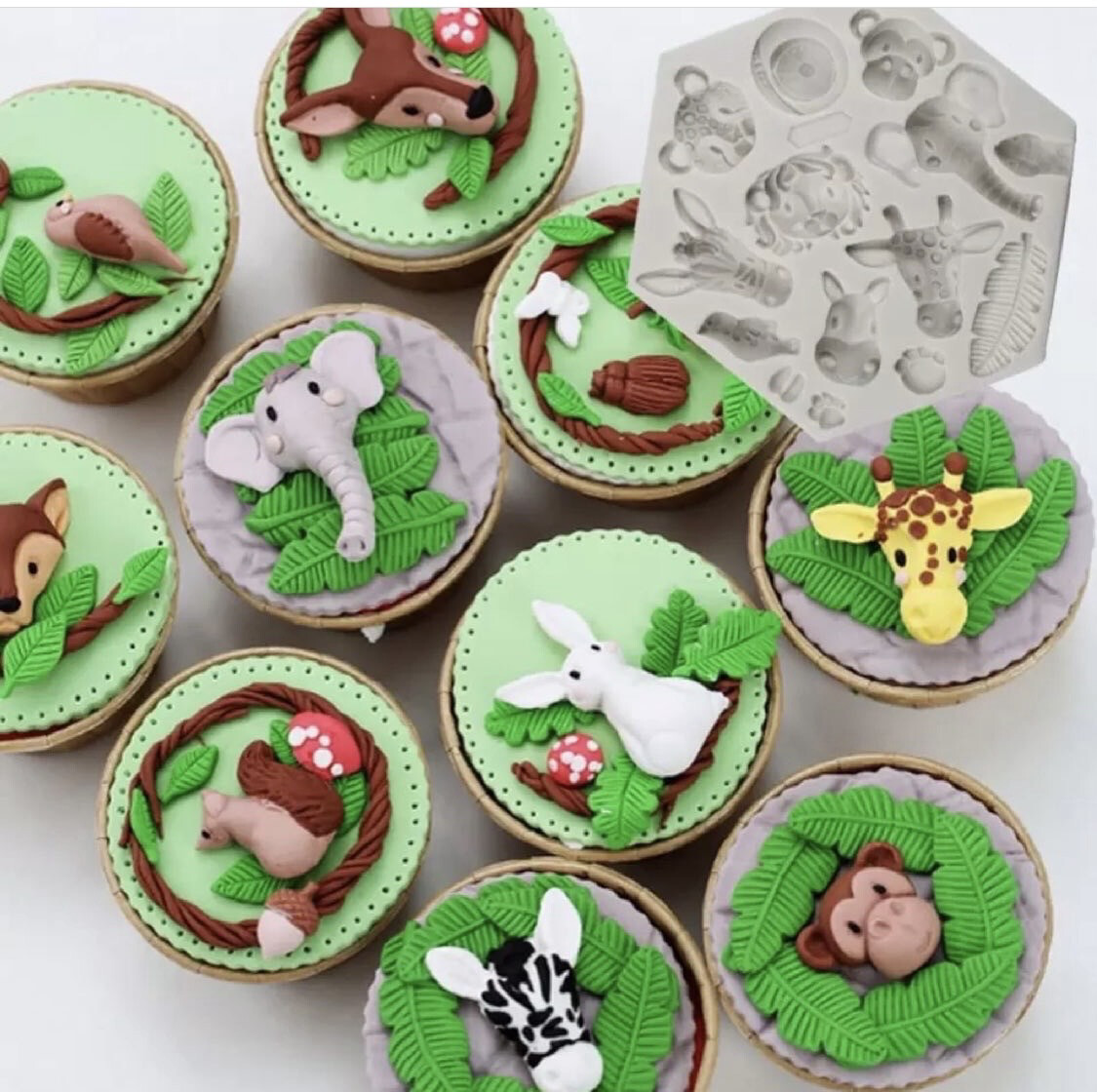 Forest Jungle Animals Mold