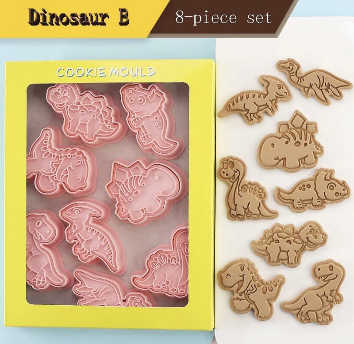 Dinosaur Cutter Set And Stamp