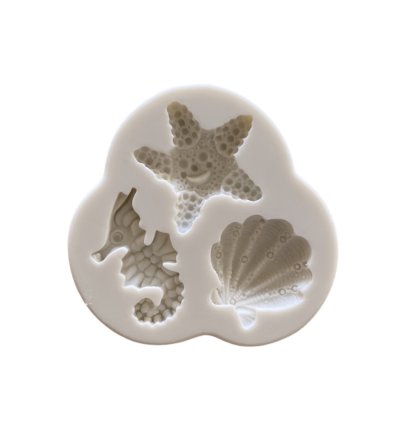 Seahorse, Starfish, Shell Mold, Mermaid Theme