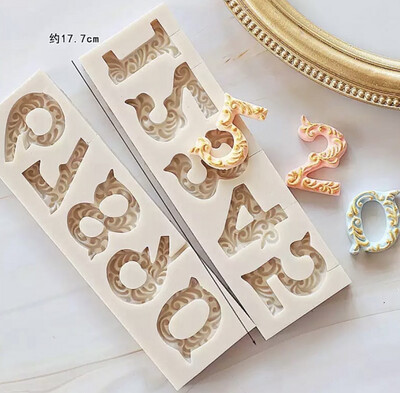 2 Pieces Numbers Mold