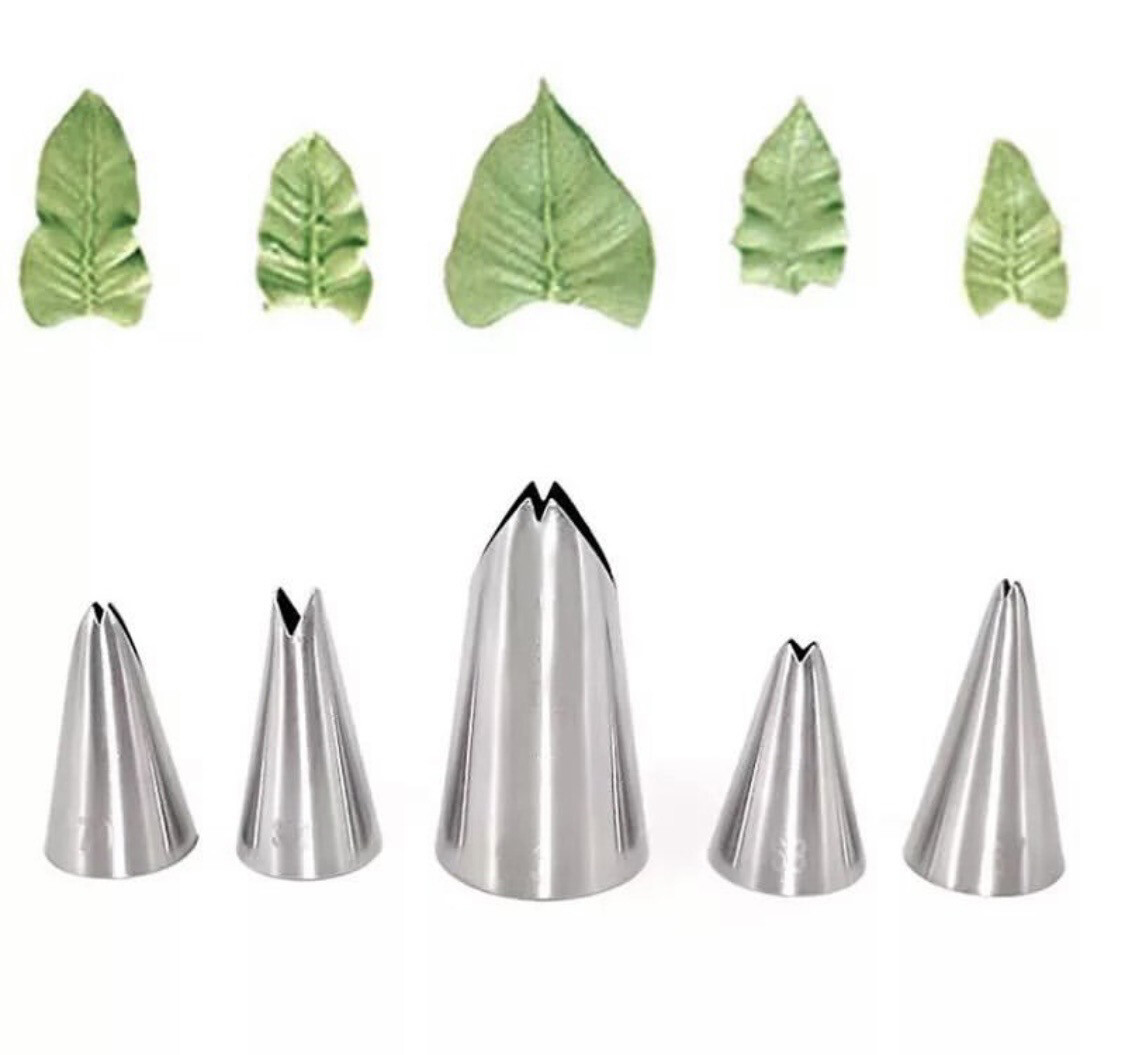 Leaf Nozzels set of 5 pieces 