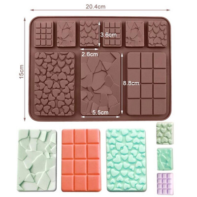 Medium And Mini Chocolate Bars Mold