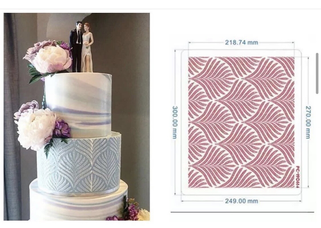 Stencil Flower Design M Size