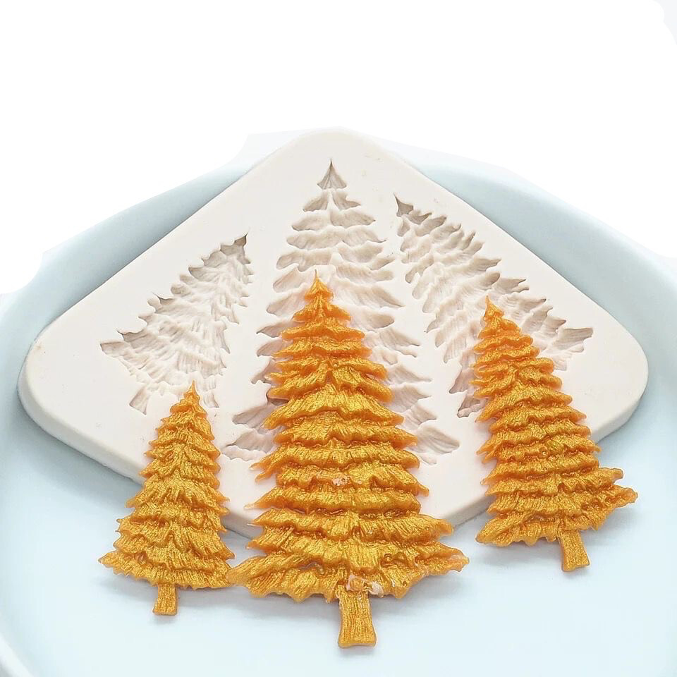 3 Tree Mold, Christmas Mold