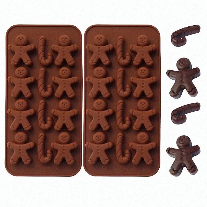 Chocolate Gingerbread Man Mold, Christmas Mold 