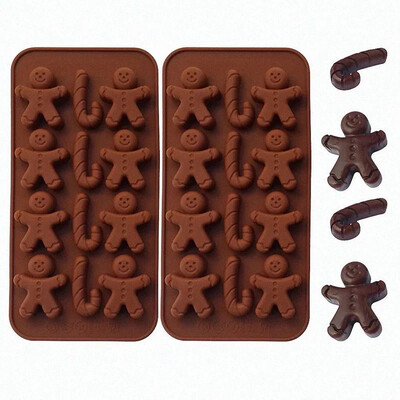 Chocolate Gingerbread Man Mold, Christmas Mold 