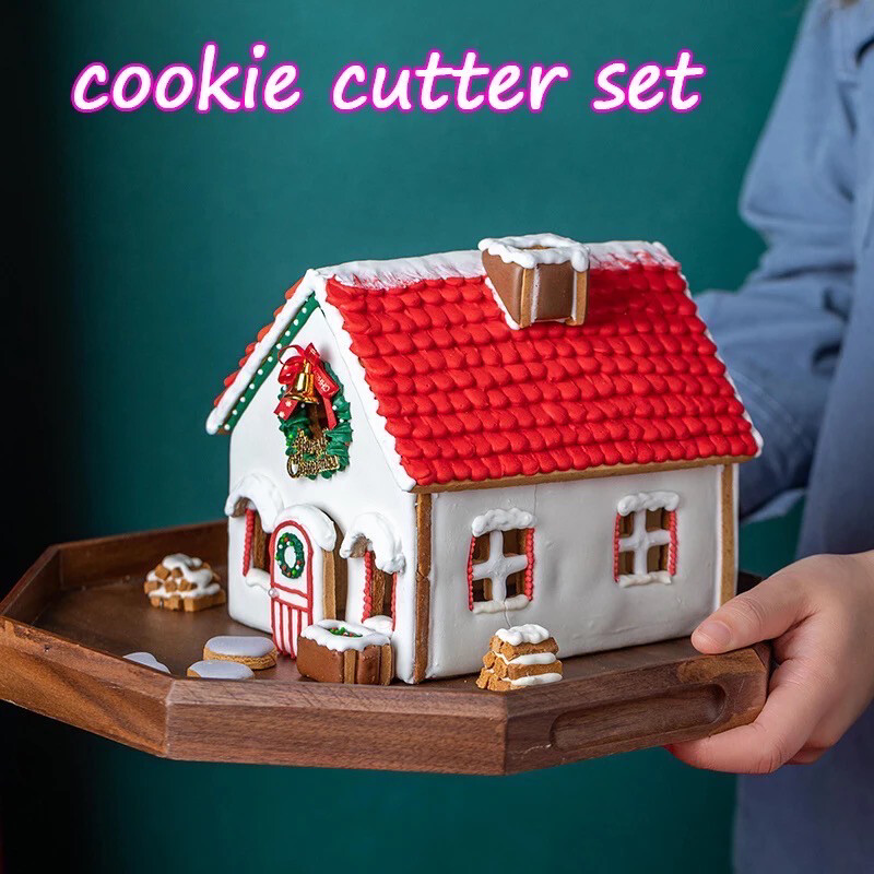 Christmas House Cookie Cutter Set