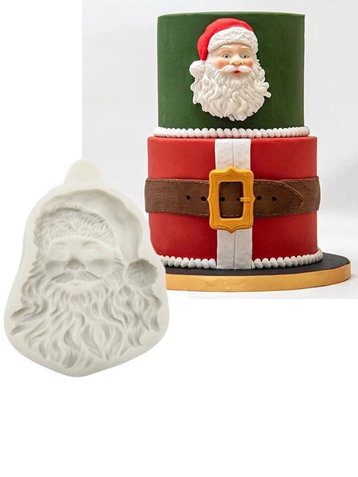 Big Santa Head Mold, Christmas Mold