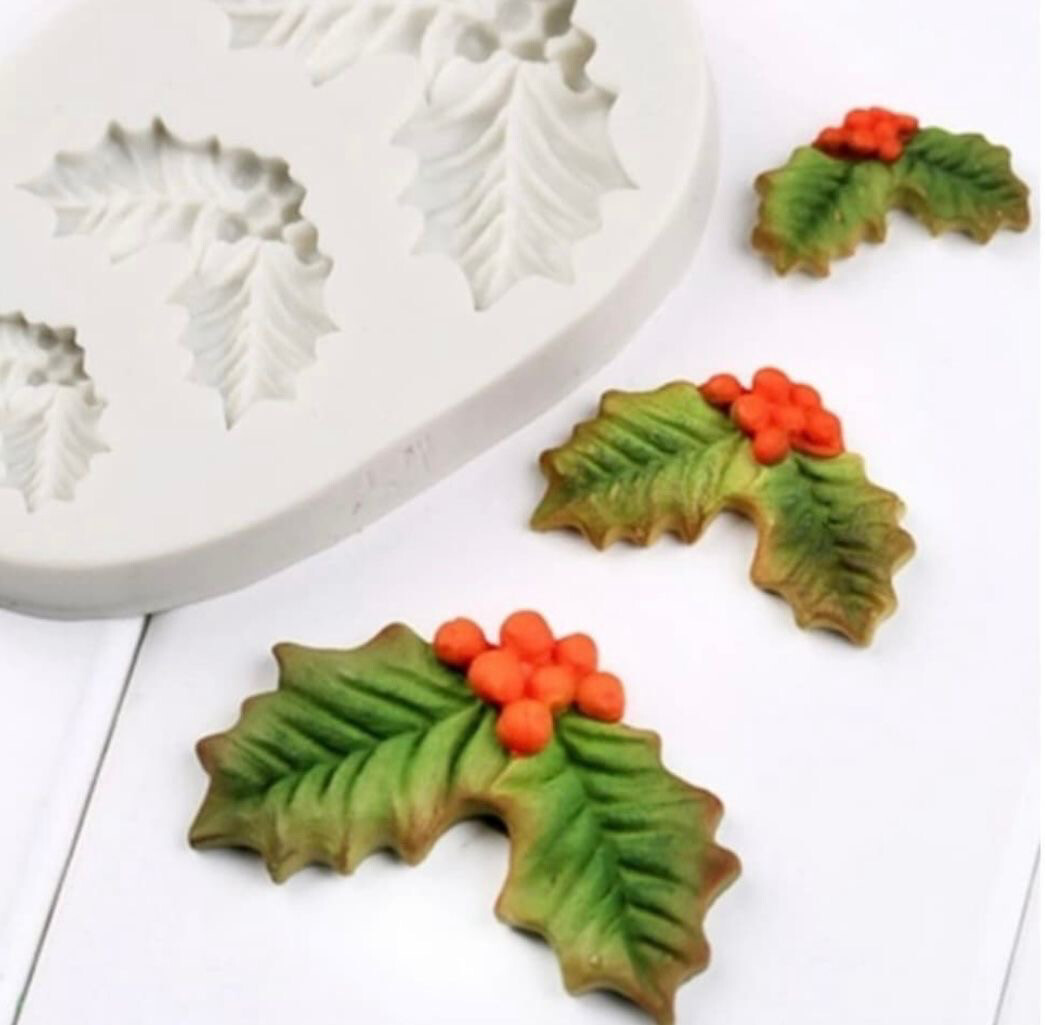 Christmas Leaves Mold