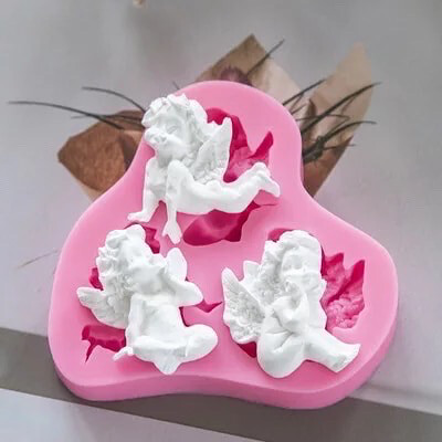 Angel 3 Cavity Silicon Mold