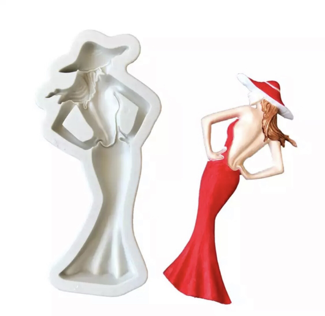 Fashion Lady Woman Silicone Mold