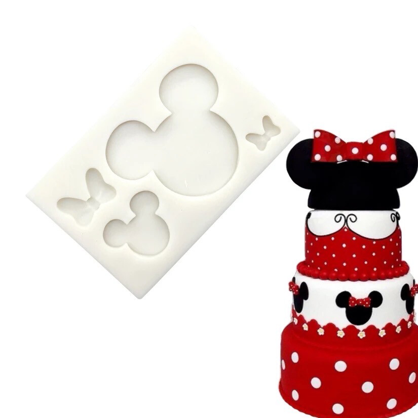 Mickey &amp; Minnie Silicone Mold