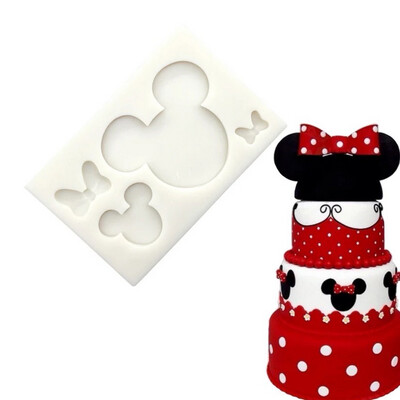 Mickey &amp; Minnie Silicone Mold