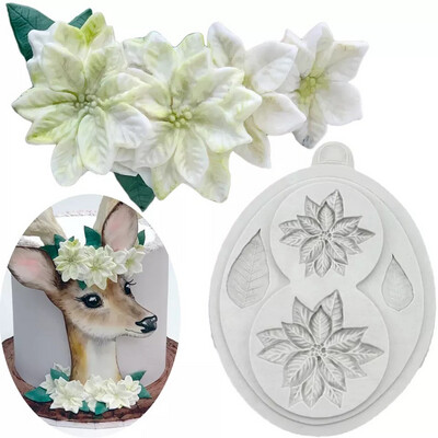 Christmas Flower Silicon Mold