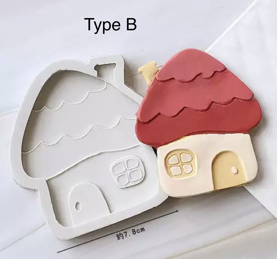 Mushroom House Silicone Mold