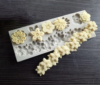 Mixed Flower Silicone Mold