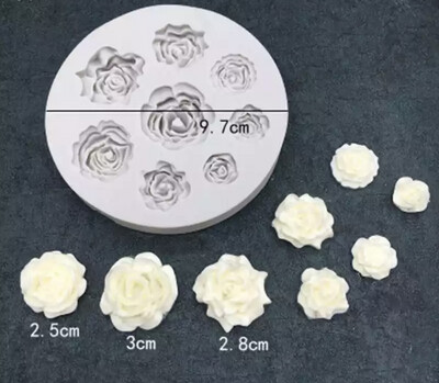Flower Roses Silicone Mold