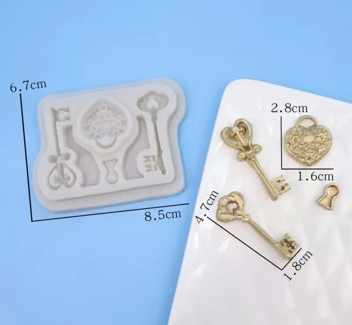 Keys Silicone Mold