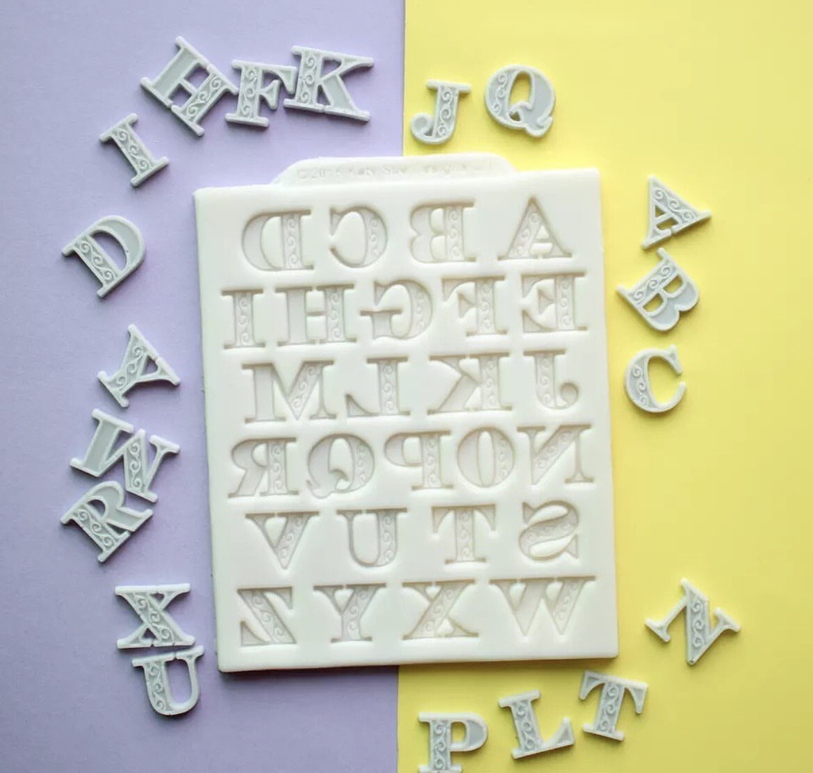Alphabet Silicone Mold