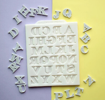 Alphabet Silicone Mold