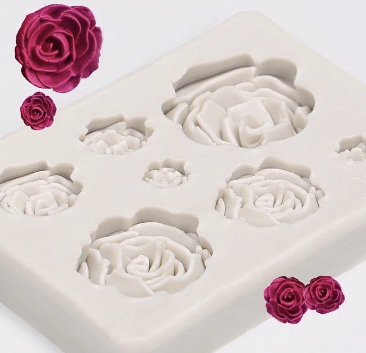 Flower Rose Silicone Mold