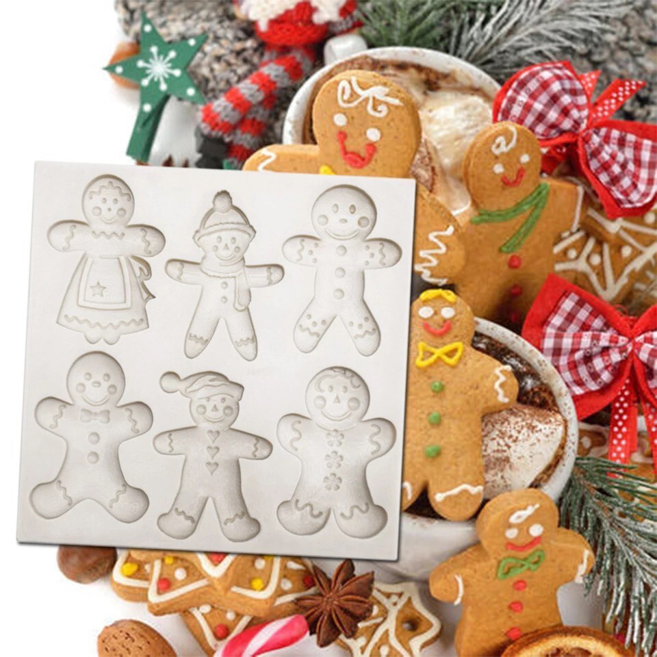Christmas Gingerbread Silicone Mold