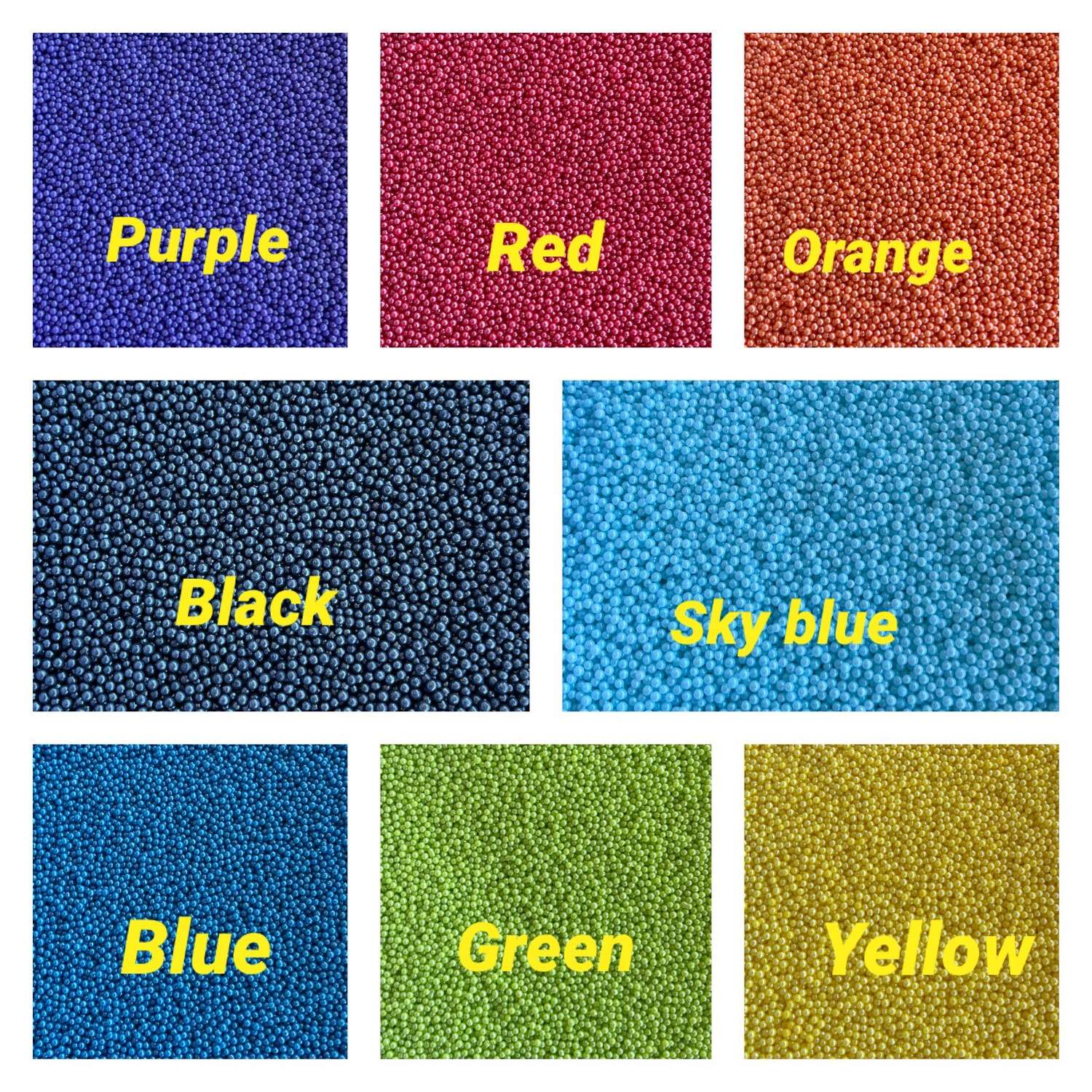 Edible Sprinkles 2mm ( 100/g )