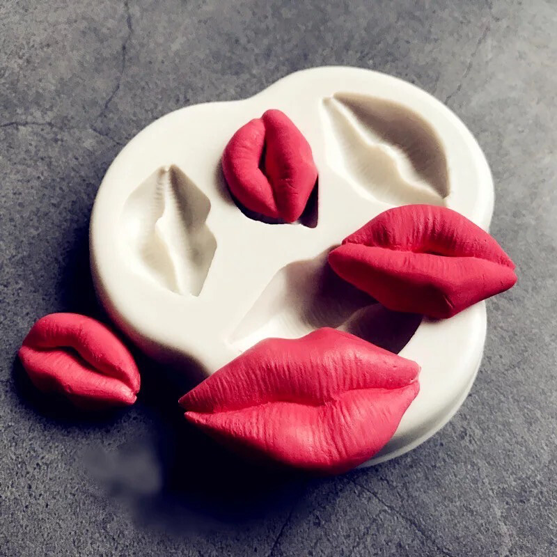 Valentine Lips Silicone Mold