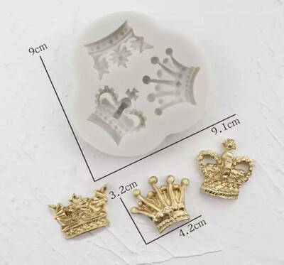 3 Shapes Crown Silicone Mold