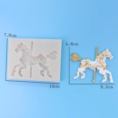Unicorn Carousel Silicone Mold
