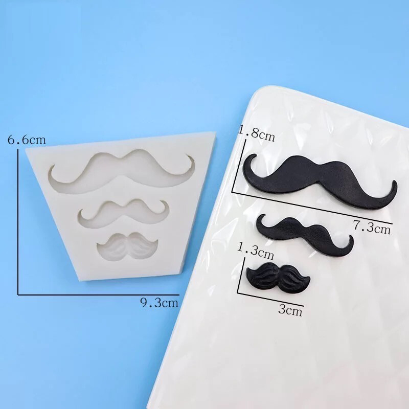 Father Moustache Silicone Mold