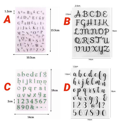 Alphabet Stamp Sheet + Plexi Board