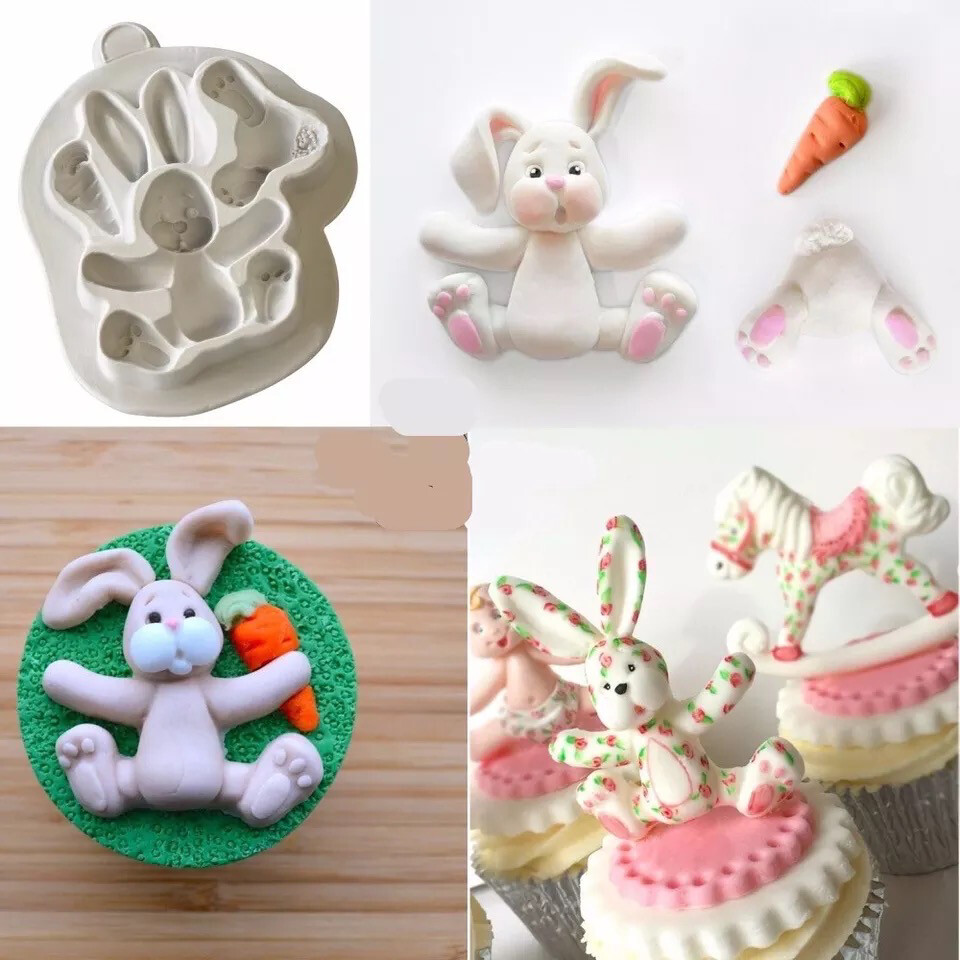 Easter Rabbit Silicone Mold