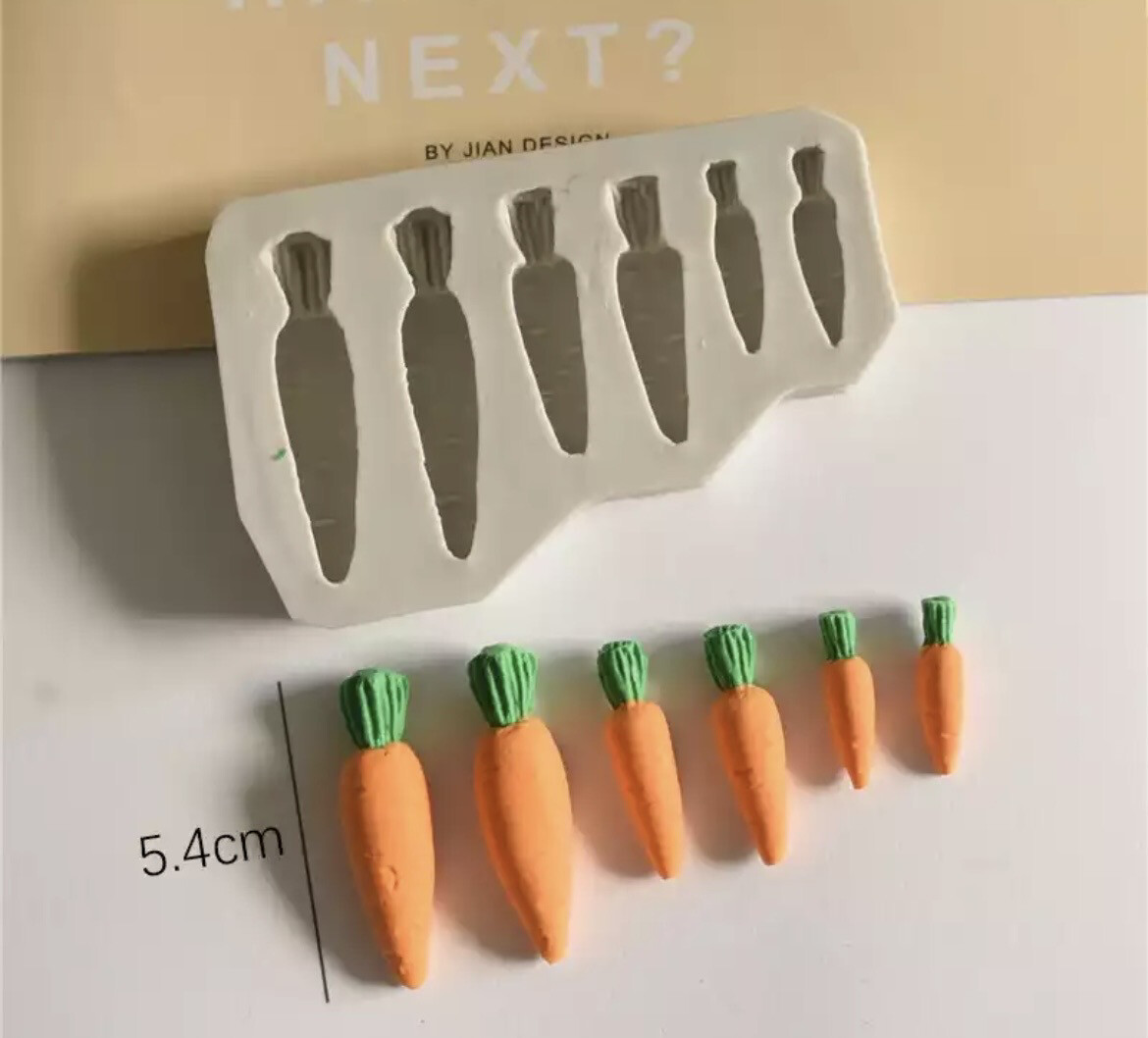 Easter Carrots Silicone Mold